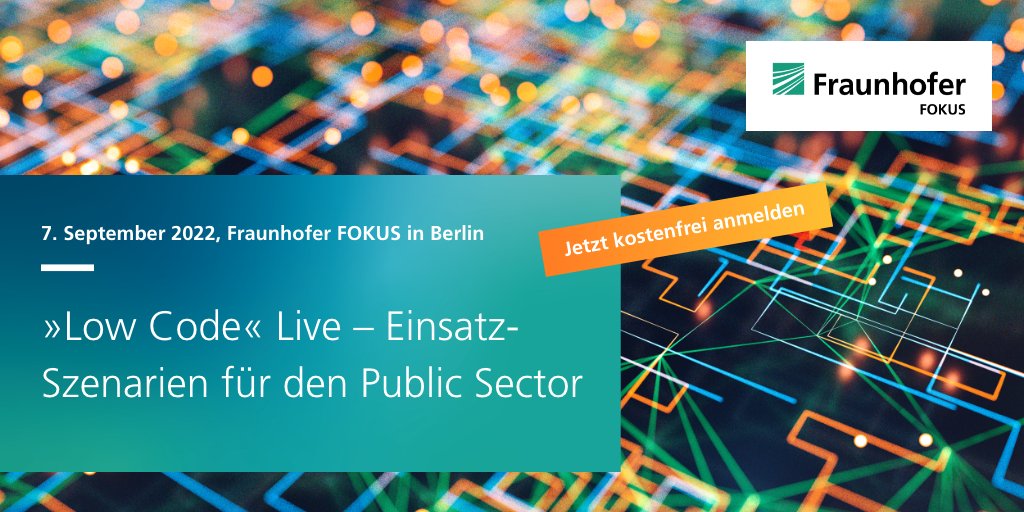 FOKUSpublic's tweet photo. Sie arbeiten in der öffentlichen Verwaltung und wollen praktisches Wissen rund um #lowcode Methoden für Ihr Digitalisierungsprojekte mitnehmen? ✏️Melden Sie sich 🔆kostenlos🔆 für unsere Konferenz an: https://t.co/BhpJdemJsa 
#lowcodelive #egovernment #verwaltungsdigitalisierung https://t.co/ftt9LyNOaB