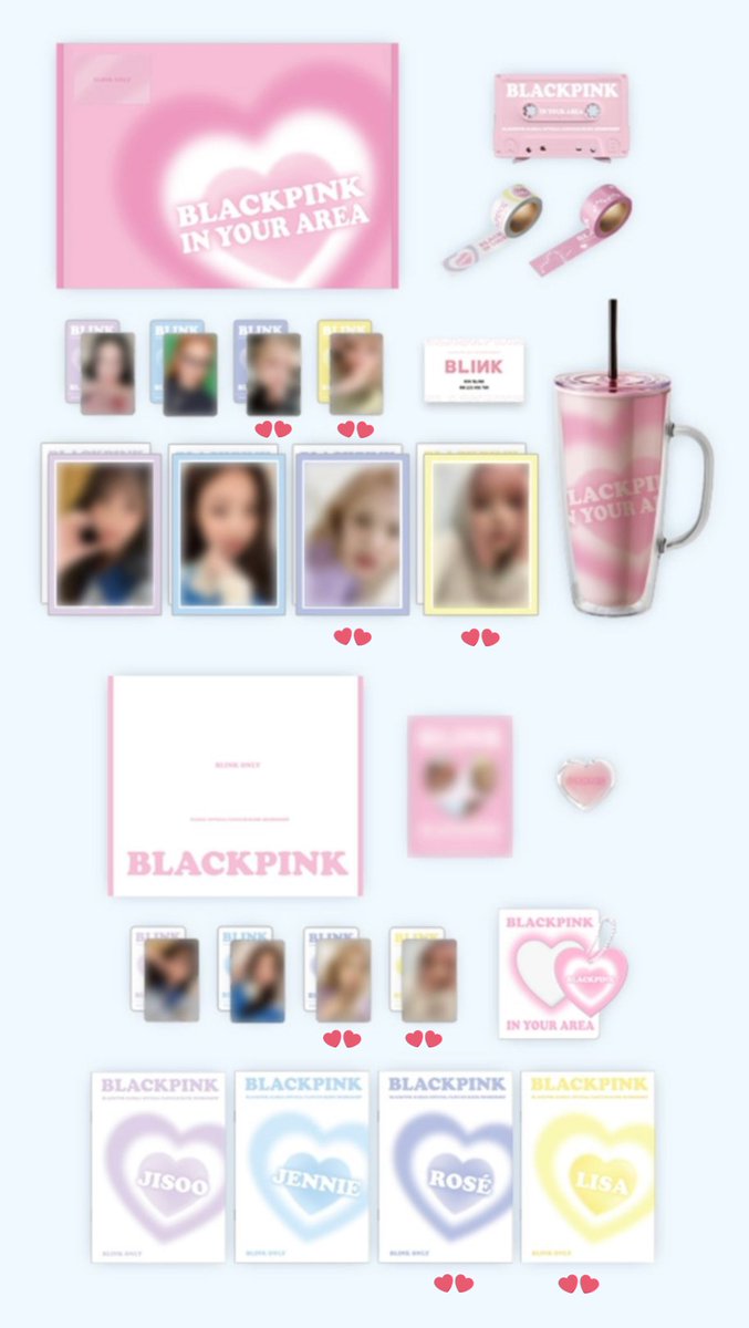☆ WTS/LFB PH ☆

blackpink blink premium membership kit tingi (member inclusions)

postcard + hologram photocard + photocard + sticker + mini notebook = 550

rosé and lisa available! ✅

dop: aug 12, 2022
rcbyt! 
「jnsfilm.carrd.co」

reply mine + member or dm me !!