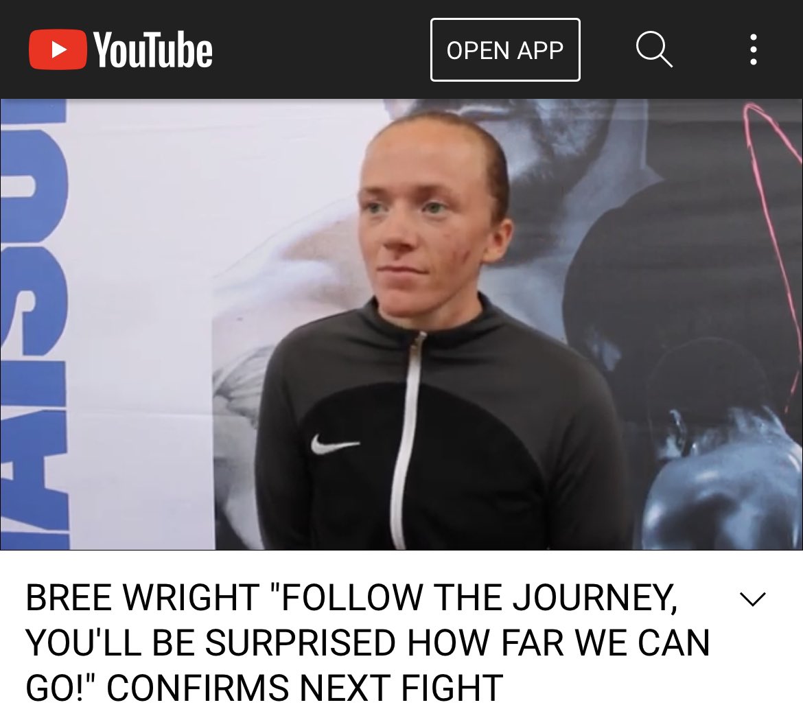 Check out the link below! 
Sheffields next boxing superstar!!
⚔️🥊
<a href="/BreeWrightPro/">Bree Wright</a> <a href="/Rogersamps/">Roger Sampson</a> <a href="/OneEmpireJamie/">Jamie Sheldon</a> <a href="/britishboxers/">Everything Darts</a> 
youtu.be/BoN-ETiJ-T8
