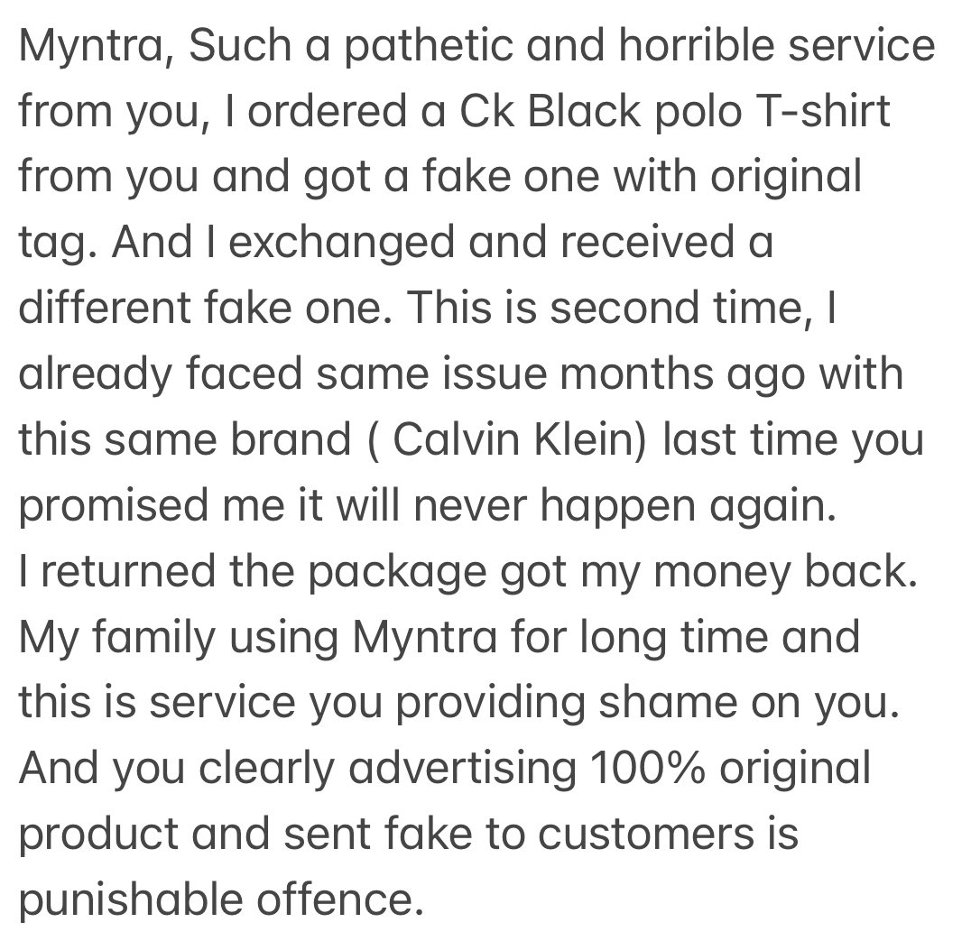 anoosh_ck's tweet photo. @MyntraSupport @myntra https://t.co/WIkwCxfRWL