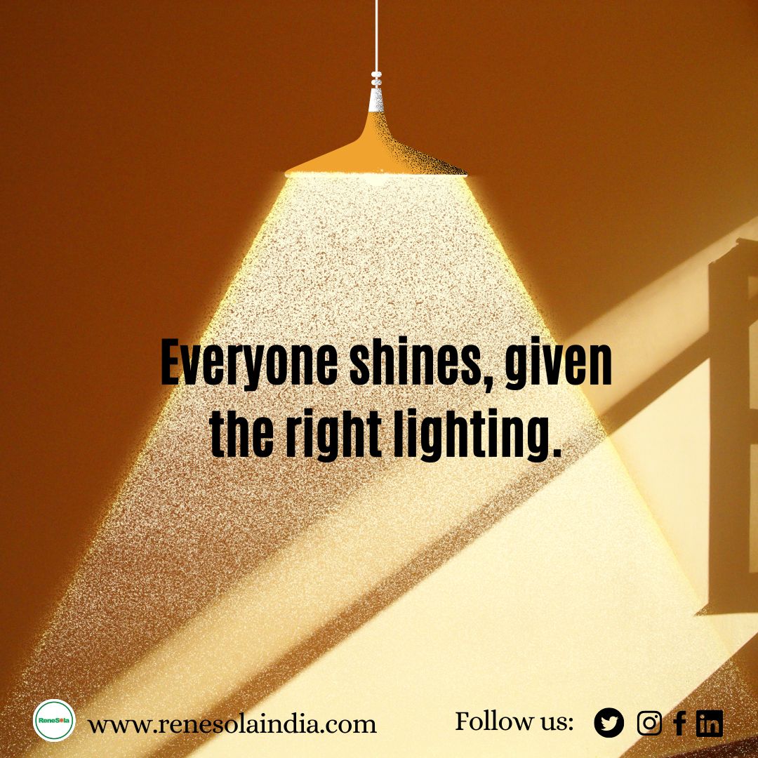 LtdRenesola's tweet image. Everyone shines, given the right lighting. 

#LtdRenesolaindia #ledfilament #LED #lights #lighting #lightingideas #lightingquotes #quotesaboutlife #quotesforyou
