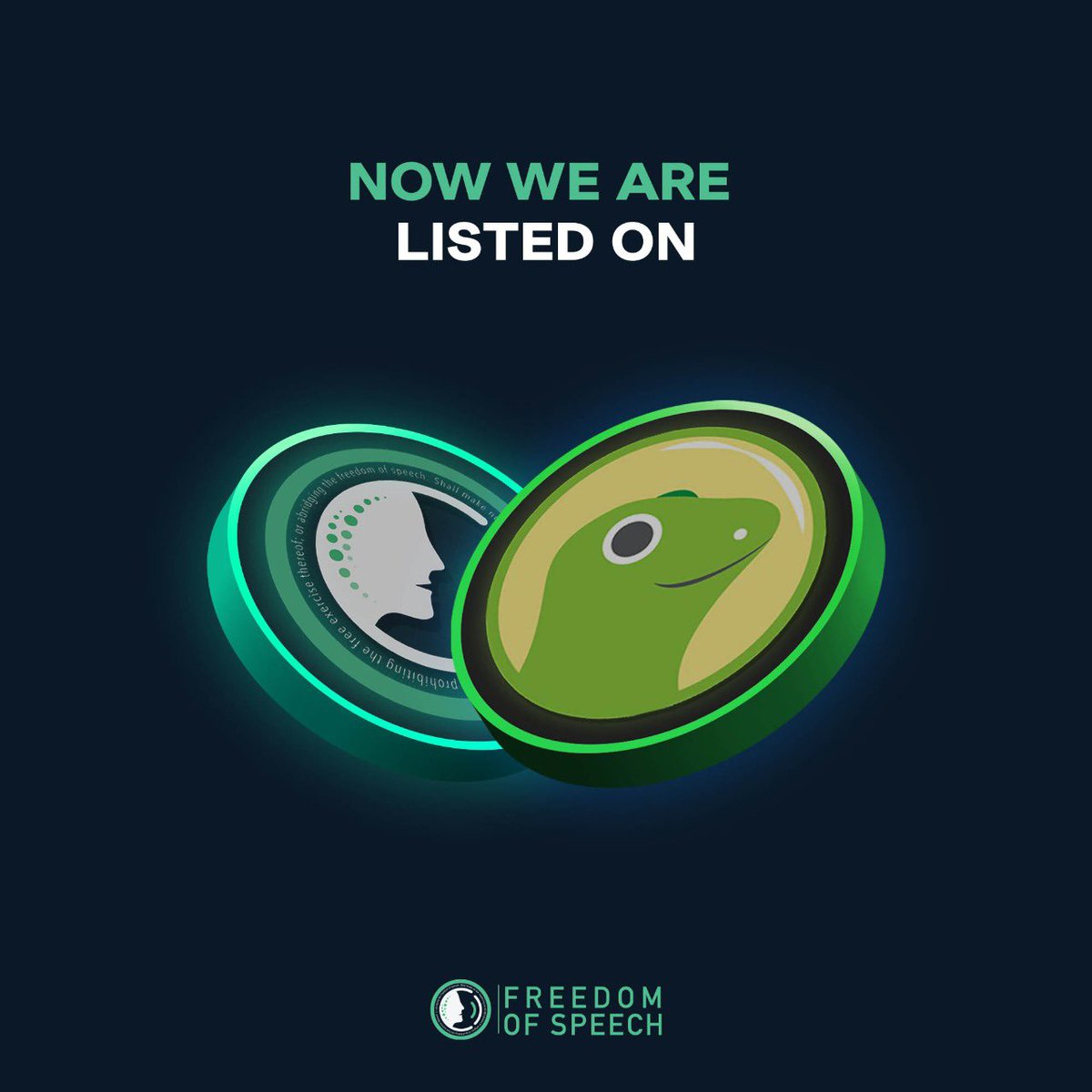 We are happy to announce that we are now listed on <a href="/coingecko/">CoinGecko</a>

#1AMD #freespeechtoken #freespeech