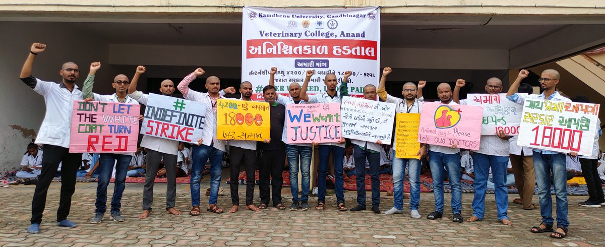 Dr_jAA8's tweet photo. @CMOGuj @RaghavjiPatel @KanuDesai180  जी से निवेदन है कि वेटनरी स्टूडेंट की इस मांग का अति शीघ्र निस्तारण करें ताकि वे और अधिक morals और efficiency के साथ पशुओं का उपचार करके इस आपदा में सरकार का साथ दे सकें
#Day5_of_guj_vets_on_strike
@Divya_Bhaskar @tv9gujarati @sandeshnews https://t.co/U41M4xqzfg