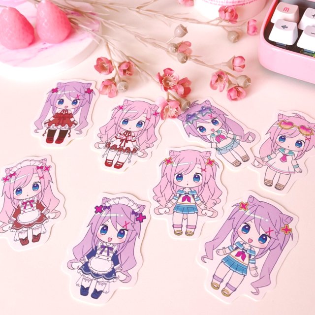 フレークシールも作った 