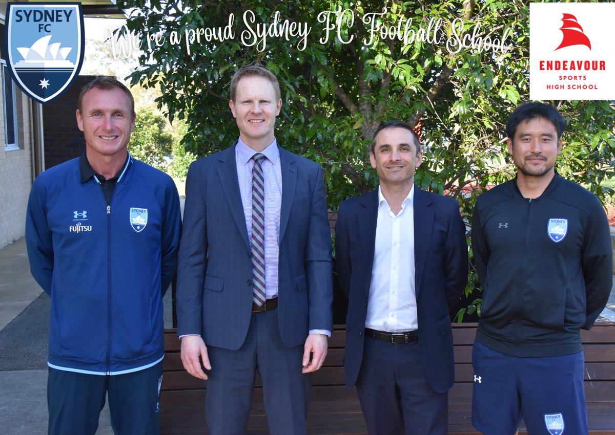 It was a pleasure to host <a href="/SydneyFC/">Sydney FC</a> CEO <a href="/asanto09/">Adam Santo</a> today. The quality of our Football Program is the result of the strong partnership we have with the Sky Blues. <a href="/guv61/">Kelly Cross</a> <a href="/pat_mccann/">Pat McCann</a>