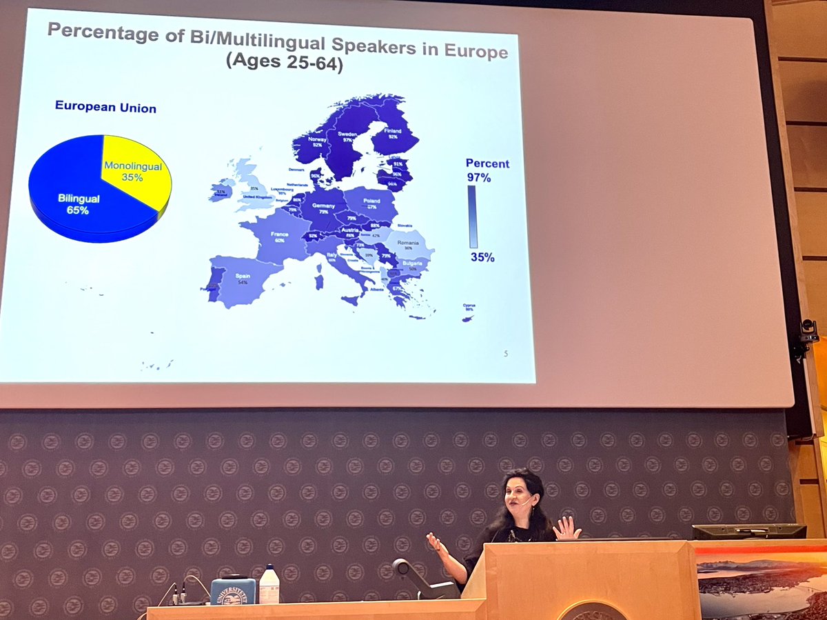 PoLaR Lab (@lab_polar) on Twitter photo God morgen, alle sammen! 👋🏾 🇳🇴
Kicking off day 2 of #ISBPAC22 with our 3rd fascinating keynote on “The Power of Language” by the one and only Prof. <a href="/VioricaMarian1/">Viorica Marian</a> 🧠👄🤌🏿👂🏽✨ God morgen, alle sammen! 👋🏾 🇳🇴
Kicking off day 2 of #ISBPAC22 with our 3rd fascinating keynote on “The Power of Language” by the one and only Prof. <a href="/VioricaMarian1/">Viorica Marian</a> 🧠👄🤌🏿👂🏽✨