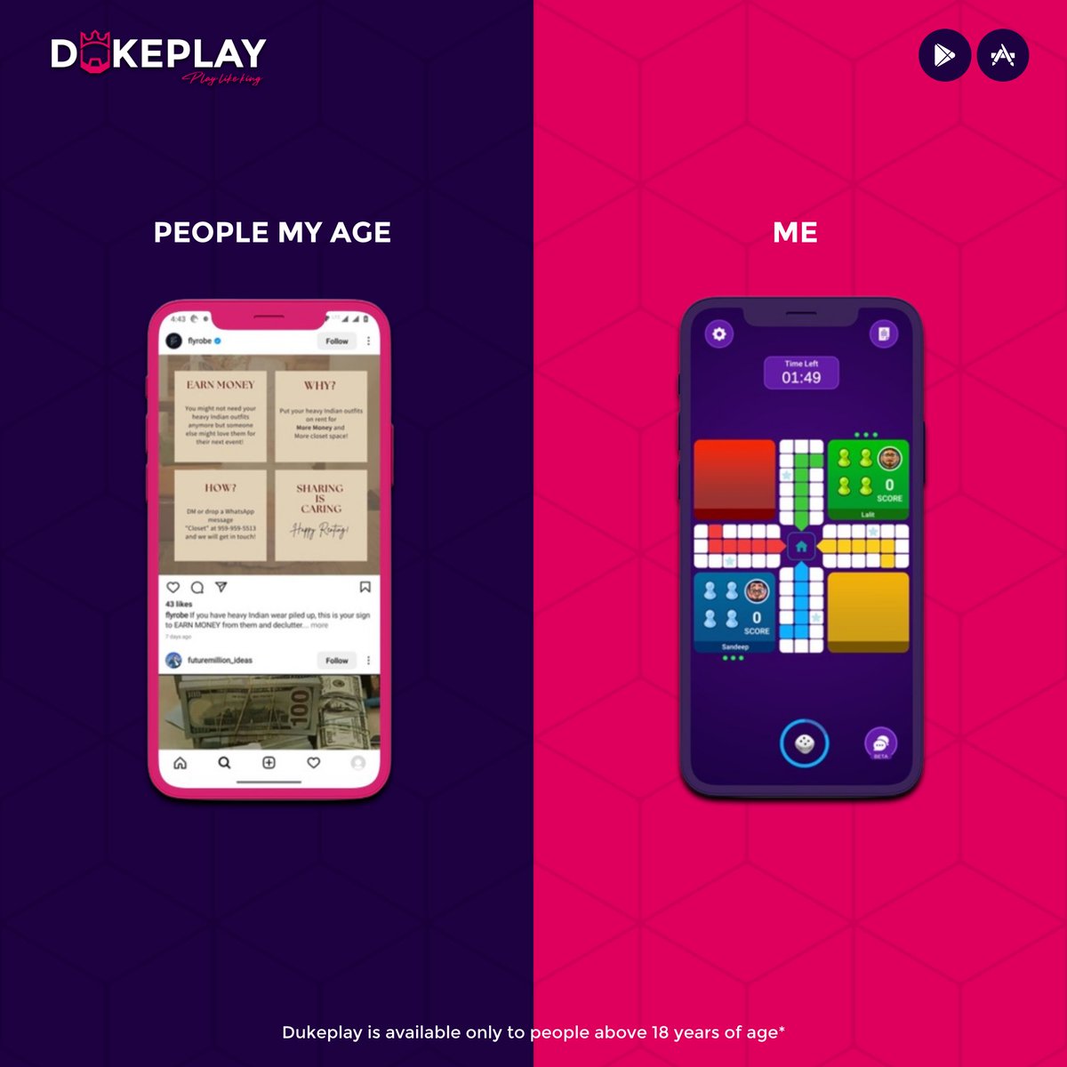 Everyone wants freedom, everyone wants #MONEY, some do #onlinebusiness and some just play 📱 the online game and earn money.

The choice is always yours. 🤷🏻‍♀️

Available on Playstore - play.google.com/store/apps/det…

#gamer #gaming #Gameplay #gamerlife #Gameplay #WorkFromHome #india