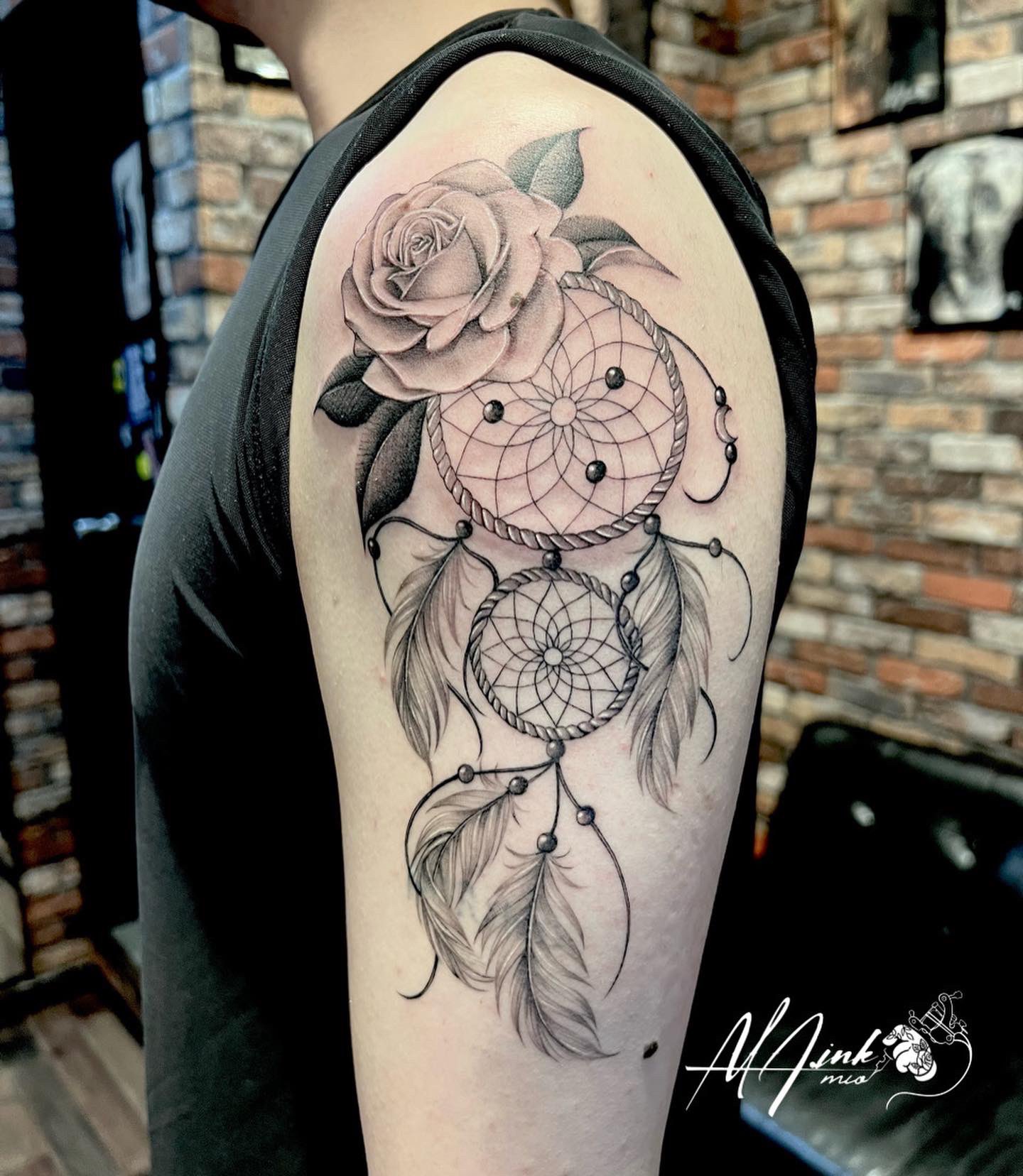 タトゥースタジオ Ma Ink Mio お疲れ様でした ドリームキャッチャー Dreamcatchertattoo 薔薇 Rose 長崎タトゥー 日本 Japan 長崎 Nagasaki タトゥー Tattoo タトゥースタジオ Tattoostudio Tattooshop タトゥーショップ タトゥー