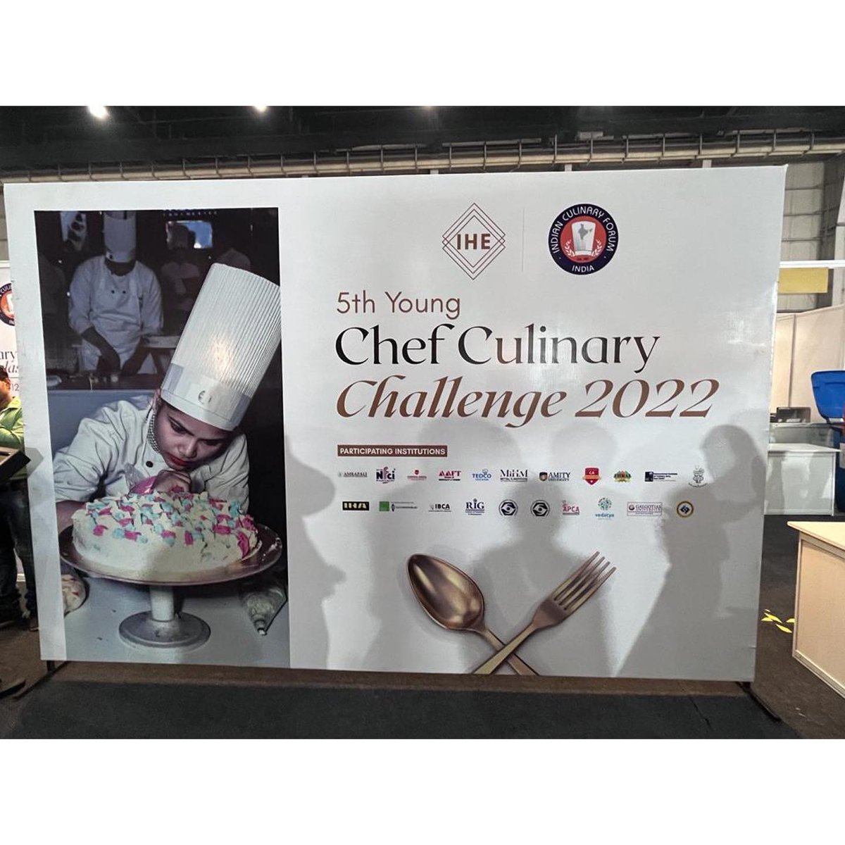 FHRAIIHMOFF's tweet photo. 1st Silver medal for FHRAI IHM, won by Mr. Nayan Shaw in Culinary Competition at IHE 2022,  small step toward a great future.

#hospitality #travel #hospitalityindustry #food #foodporn #chef #cheflife #bar #event #competition #winner #education #challenge #young #entrepreneur https://t.co/xa286E5Uog