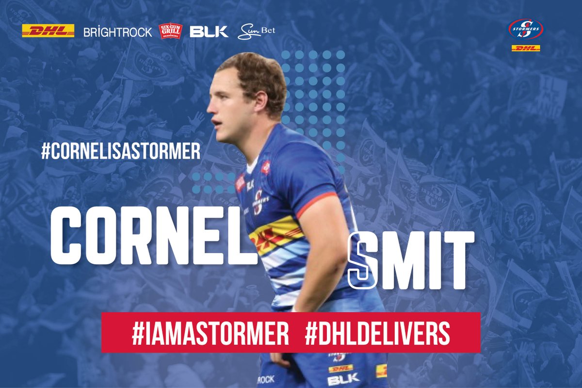 Midfielder Cornel Smit is living the dream after signing a contract extension.

💬 'As a local boy I always dreamed of playing for the DHL Stormers and it is great to have the backing of the coaches'

#iamastormer #dhldelivers
