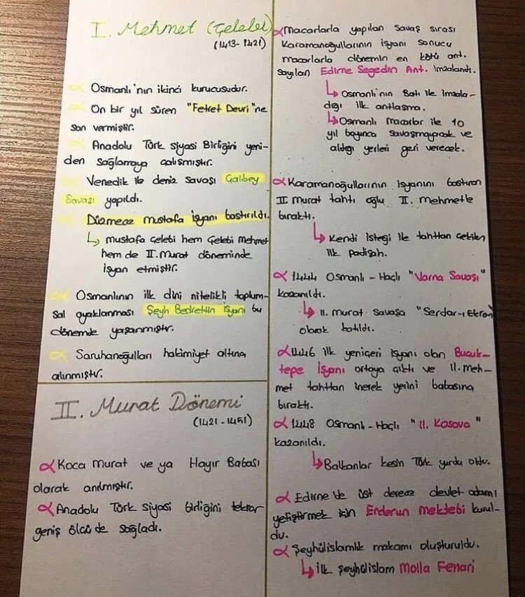 10Sinavhaz's tweet photo. 🌟Osmanlı Devleti kuruluş dönemi 🌟 ÖNEMLİ ❗️❗️ KPSS SEVER. https://t.co/s2VKK3Z0jO