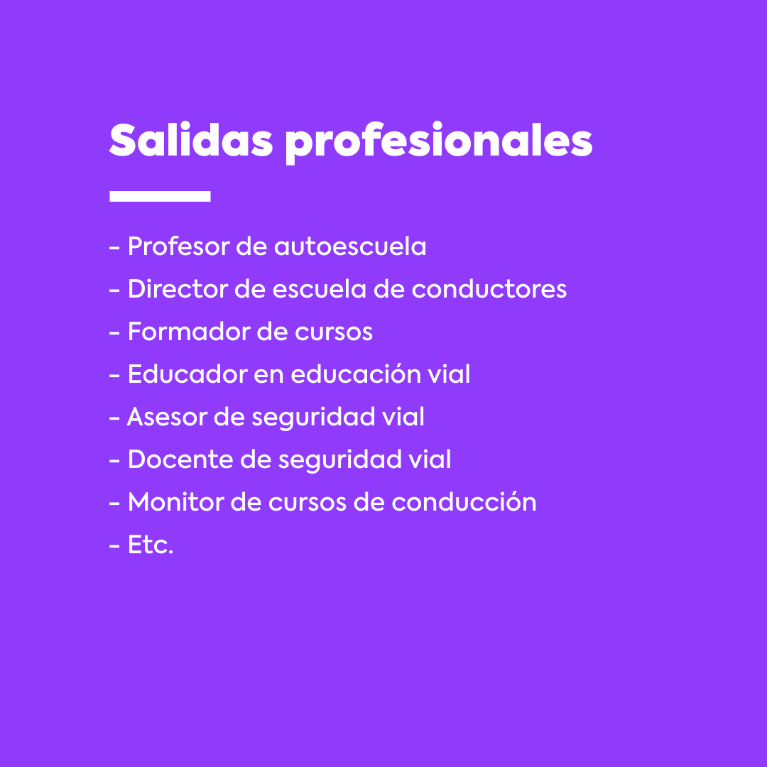 DriboApp's tweet photo. ❓QUIERES SER PROFESOR DE AUTOESCUELA❓

Si es así, este post es para ti 😉

Como novedad para el próximo CURSO 2022-2023 se encuentra disponible el CFGS de Técnico en Movilidad Segura y Sostenible. 👨🏼‍🎓

¿Te animas? 😜

#driboapp #blog #cfgs #educación #tips https://t.co/UdkMJeS4cr