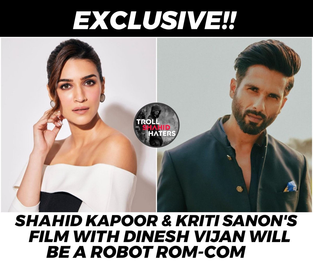TrollShahid's tweet photo. The story is set in a small town against the backdrop of an Indian cultural tradition. The shooting of the movie is expected to start from November this year.

#shahidkapoor #kritisanon #dineshvijan #trollshahidhaters https://t.co/stZCZhch38