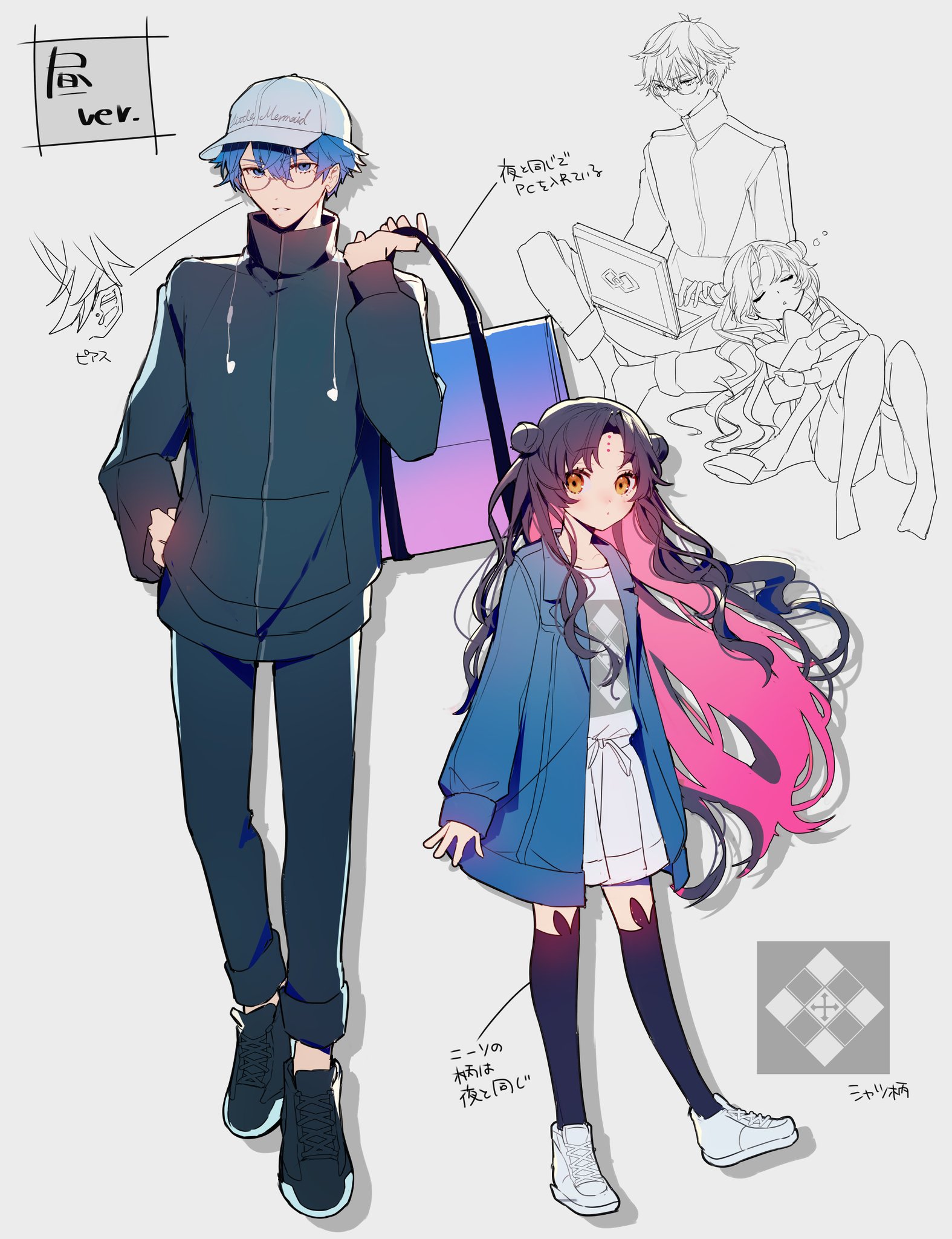 未開封】FGO めばる アクリルパネル アンデルセン & 殺生院キアラ