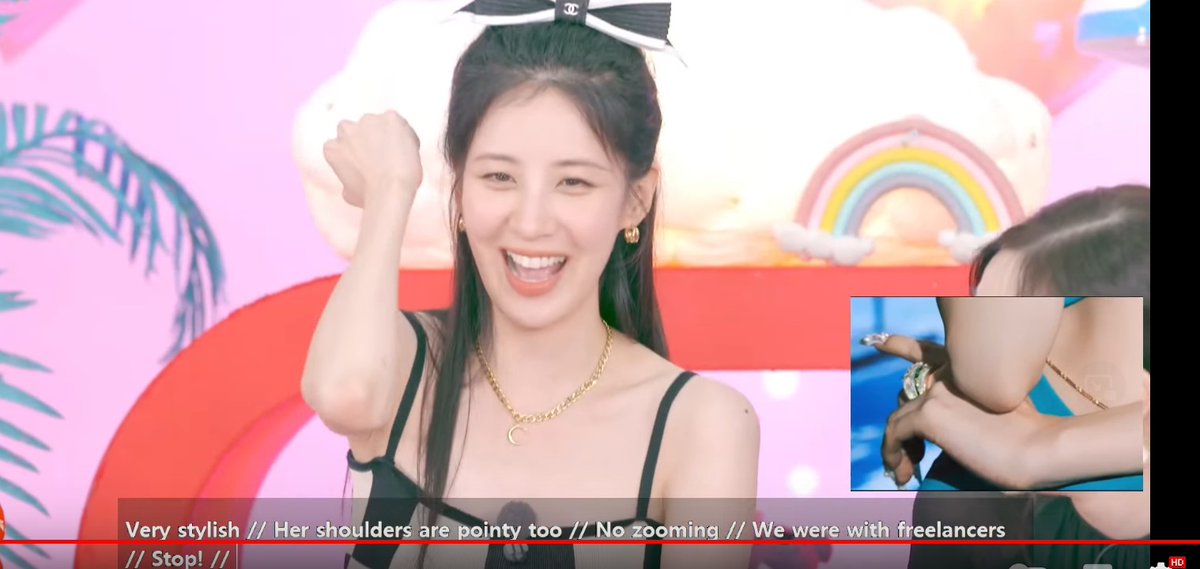 bhost909's tweet photo. omg taeyeon zooming in on seohyun's elbow LMAO https://t.co/HOKJa7az4M