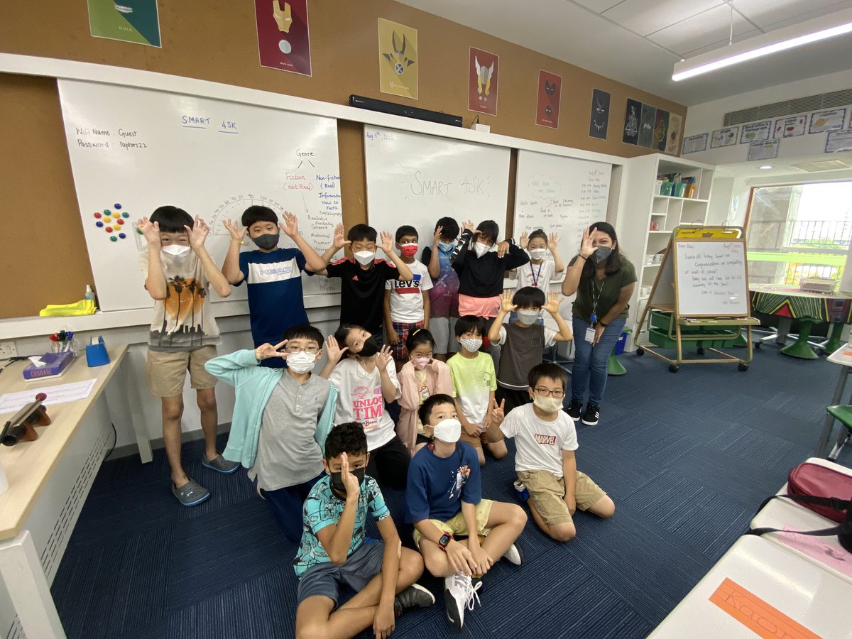AISCElementary's tweet photo. Excited to start this year in person! Welcome to 4SK!
#AISCElementary #AISCGrade4 #AISCInTheClassroom https://t.co/aamcMIEKZD