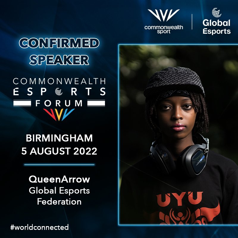 MalikaSiheme98's tweet photo. I'm super excited to be one of the speakers and panelists at the Inaugural Commonwealth Esports Forum preceding the Commonwealth Esports Championships. It'll be exciting sharing my thoughts and insights on being a young person and leader in the esports field❤️✨yeet! https://t.co/dOgVBQtrGQ
