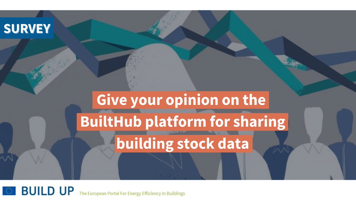 🗣 Have your say in this open #survey to develop the <a href="/BuiltHub_EU/">BuiltHub_EU</a> project´s platform! 

The platform aims to become an Europe-wide data 🧮exchange related to the #buildingstock, thus a valuable source of information👩‍💻

Go! 👉buildup.eu/en/news/public…