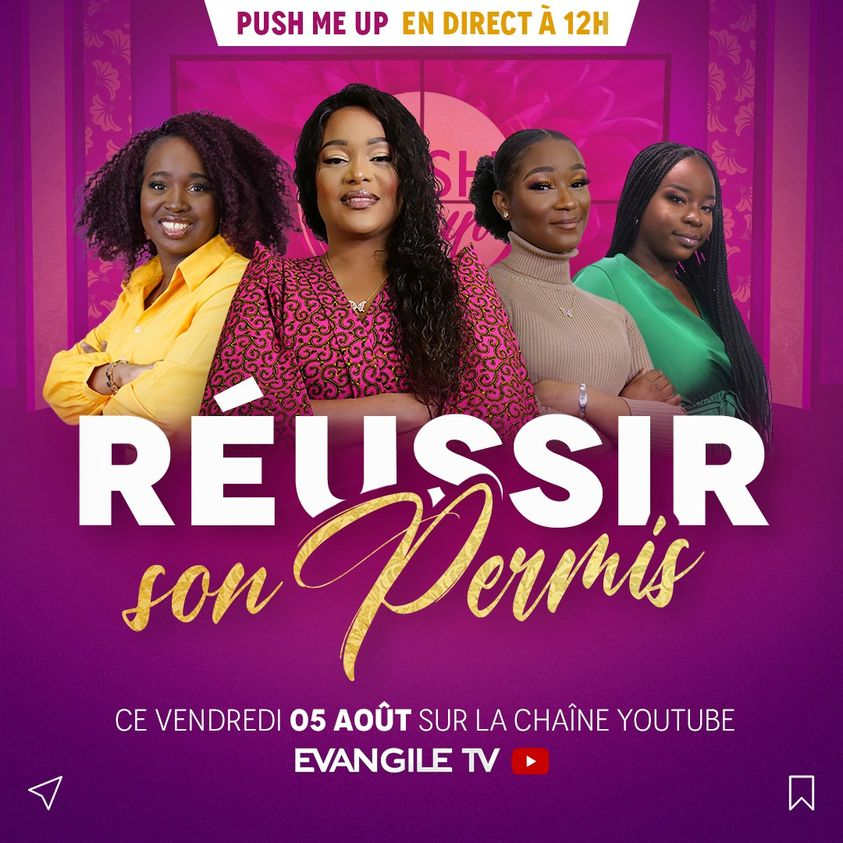 Evangile_TV's tweet photo. Tu as des difficultés à décrocher ton permis, être régulière dans tes leçons de code ? Ce vendredi on te donne pleins de conseils pour aller jusqu'au bout ! 😍 https://t.co/EtGVhwlve3