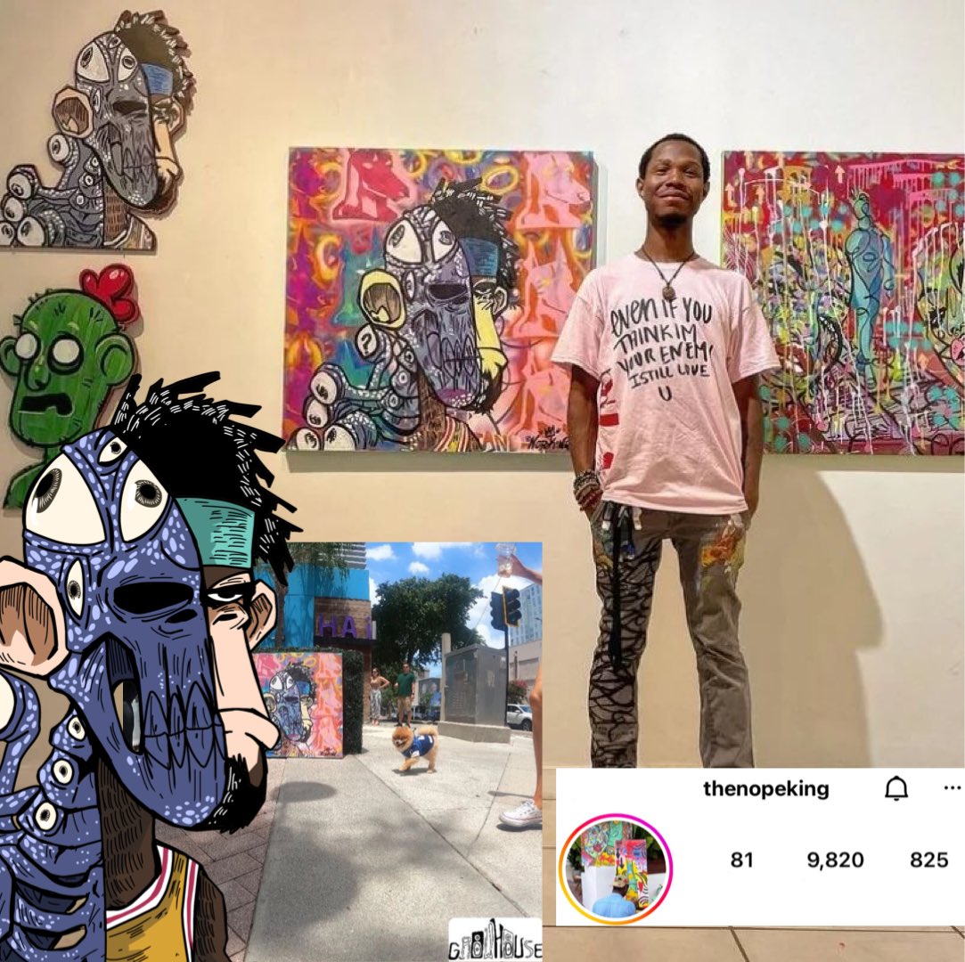 I'm glad that my NFT work has moved on to art.  Thank you very much for this artist.  <a href="/thenopeking/">AMess Clothing</a> I feel good and have the energy to create work again.🔥🔥🔥🔥🔥