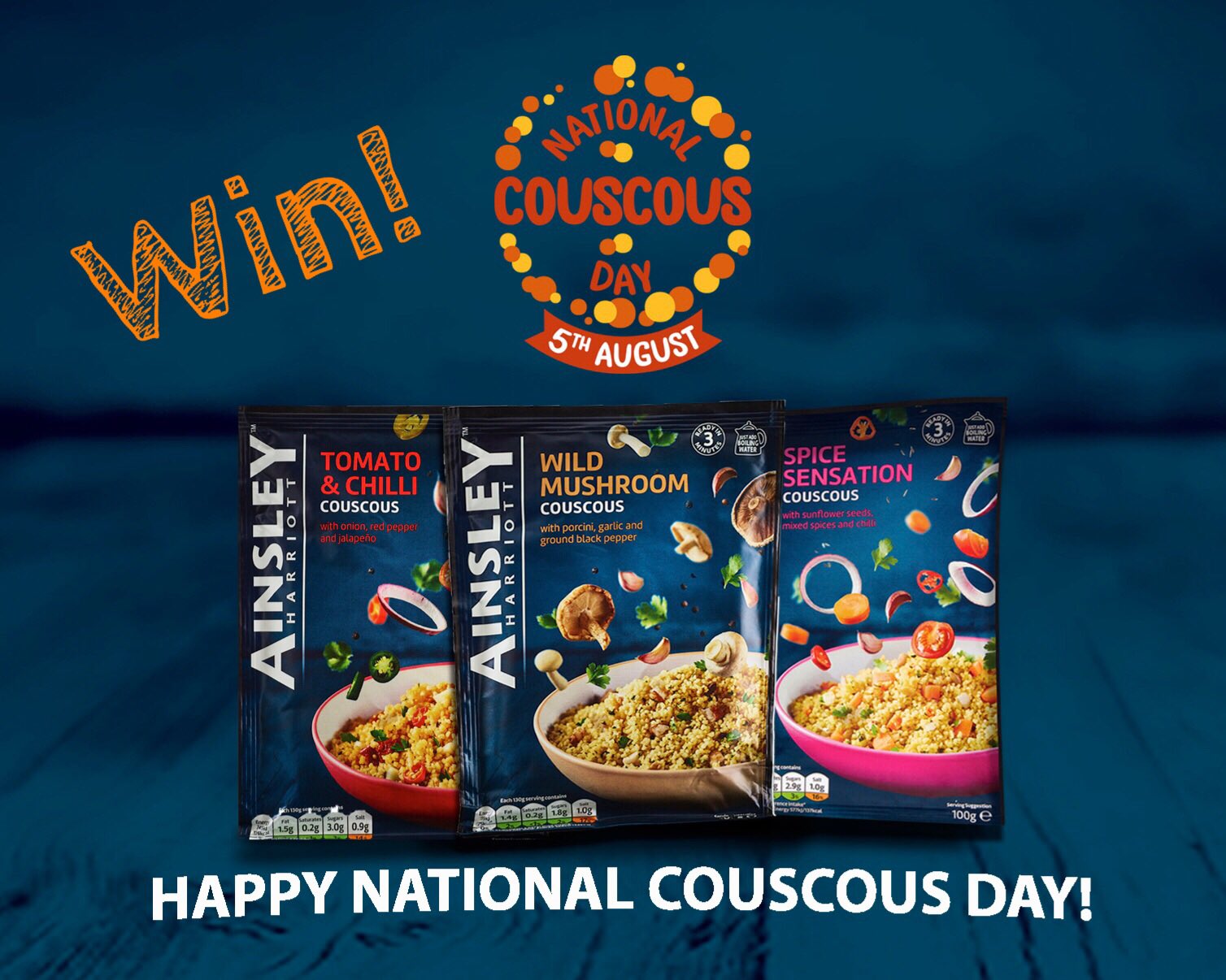 Ainsley Harriott on Twitter "Happy National Couscous Day! 😁To win a