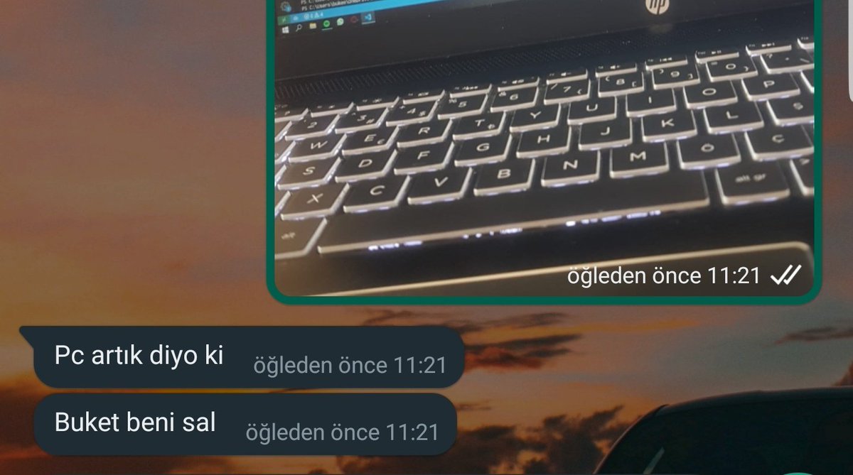 harbiden yalvarıyo garibim