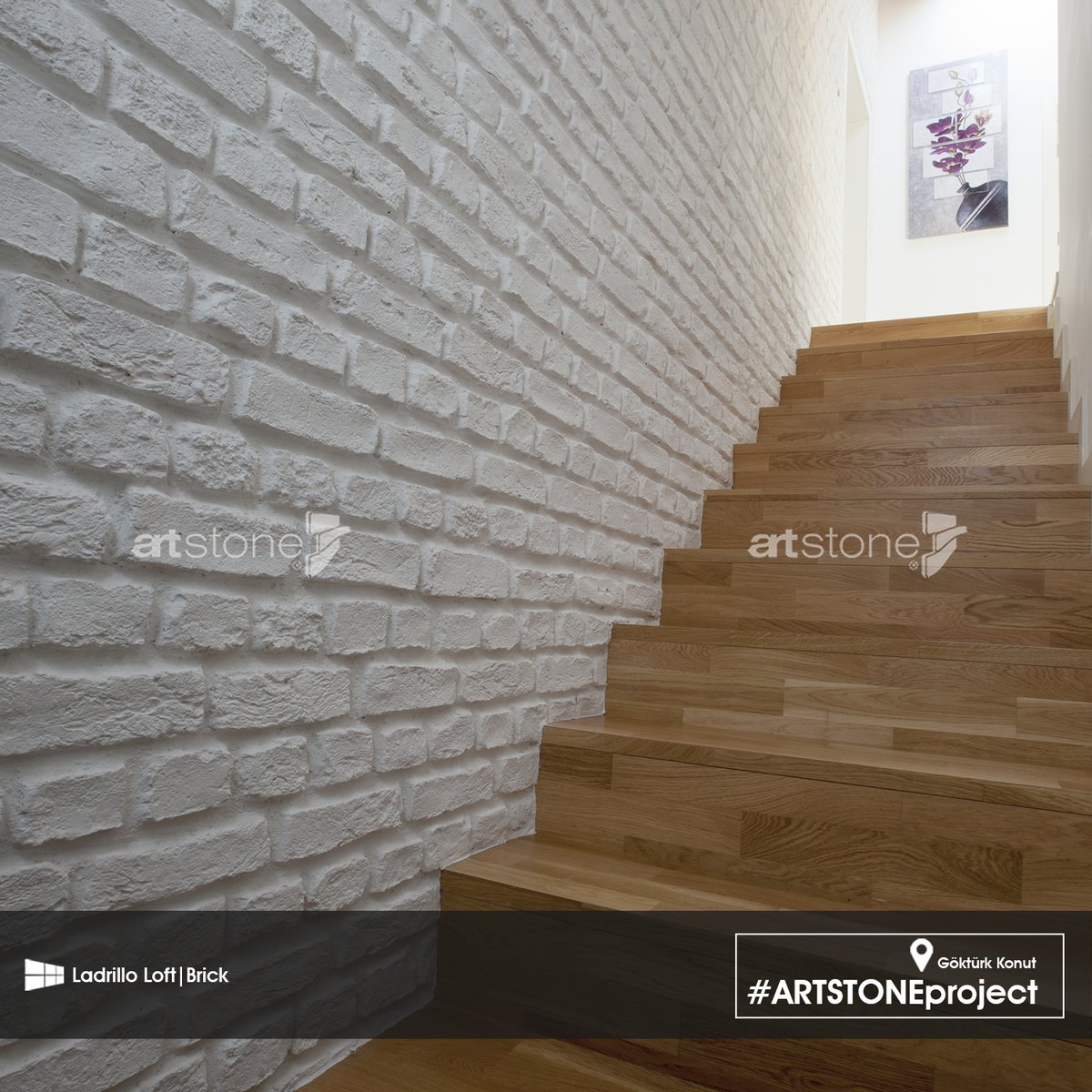 dressyourwall's tweet photo. #ARTSTONEPROJE: Göktürk Arketip Evleri'nde yer alan konut projesinde, beton serisinden #HormigonPlus ve tuğla serisinden #LadrilloLoft modeli tercih edilerek yapının genel sadeliği korunmuş, modern ve sakin bir yaşam alanı tasarlanmıştır. https://t.co/IRKeaEeH9w