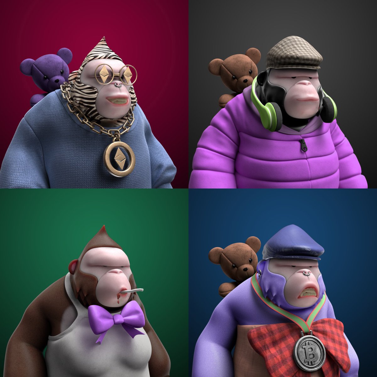 Giving away 4x Meta Kongz NFT 🦍

Floor price is 0.71 ETH ($1,186) 🎁

To participate:

Follow + RT + drop address (24 hours)