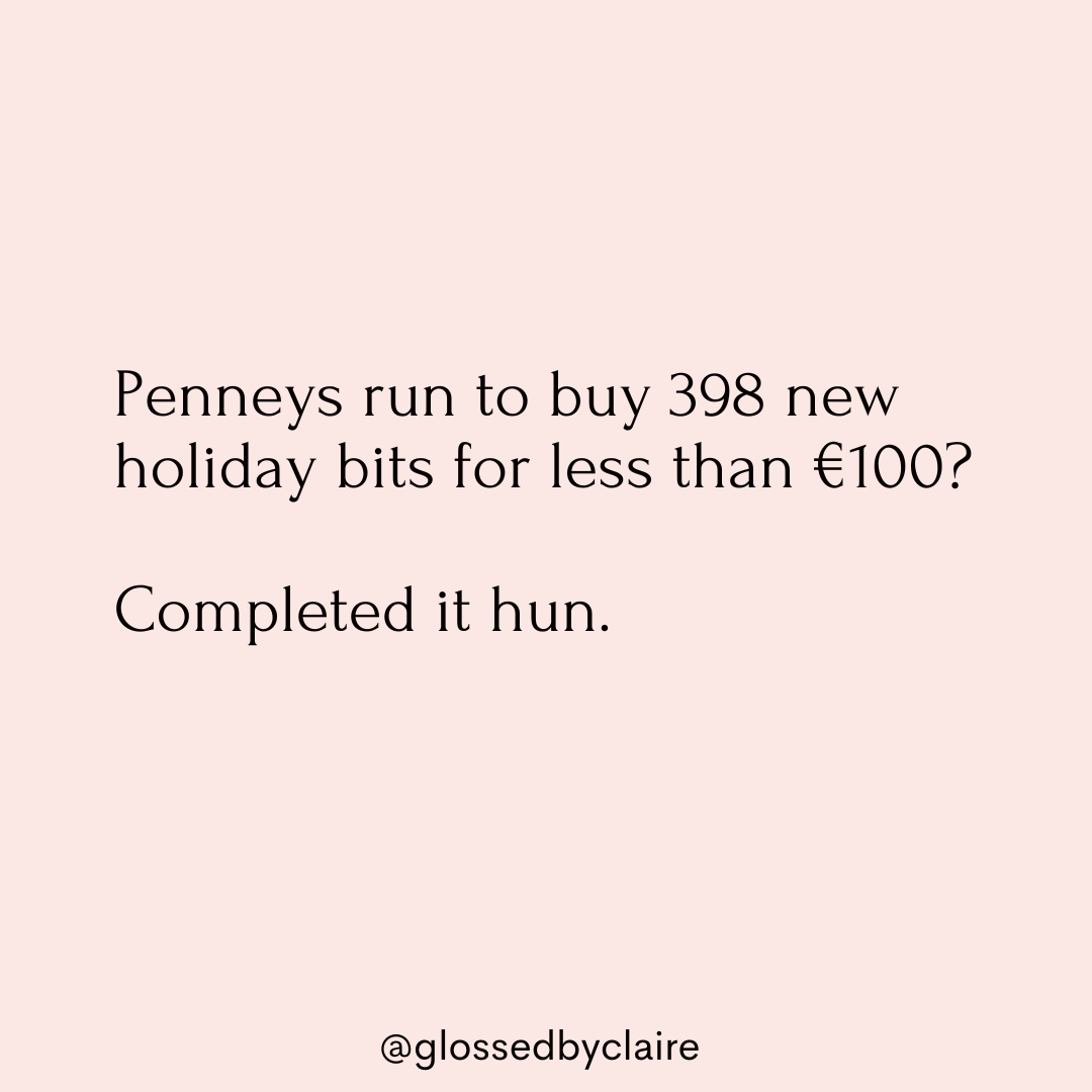 Double tap if a trip to Penneys is a pre-holiday essential for you too 😉

And a little announcement in case you haven’t seen our stories:

After today I am “out of office” until Monday 15th August. As it’s only yours truly running the business with some help from my li