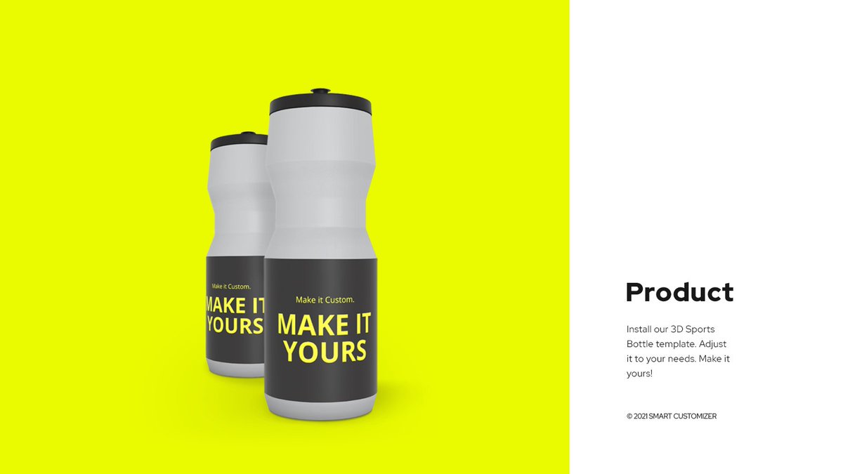 CustomizerSmart's tweet image. New Product template - Sports drink bottle
Check out our demo:  bit.ly/3yfVtQ3        
#productcustomizer #productconfigurator #shopify #3D #2D #customization #personalization #ecommerce