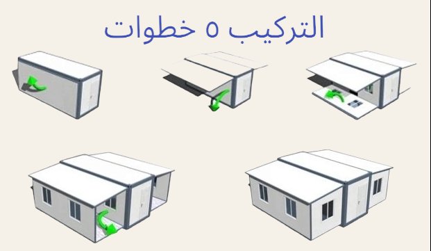 #يوم_الجمعة
تركيب المبنى بخمس خطوات