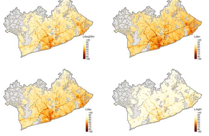 Sierra Clark (@sierraclark2) on Twitter photo Latest paper from my PhD at <a href="/ImperialSPH/">Imperial School of Public Health</a> with <a href="/Pathways2Equity/">Pathways to Equitable Healthy Cities</a> has been published on spatial modelling of environmental #noise in #Accra Ghana. We also looked at how noise exposures were patterned unequally across the city by neighbourhood SES 🧵  sciencedirect.com/science/articl… Latest paper from my PhD at <a href="/ImperialSPH/">Imperial School of Public Health</a> with <a href="/Pathways2Equity/">Pathways to Equitable Healthy Cities</a> has been published on spatial modelling of environmental #noise in #Accra Ghana. We also looked at how noise exposures were patterned unequally across the city by neighbourhood SES 🧵  sciencedirect.com/science/articl…