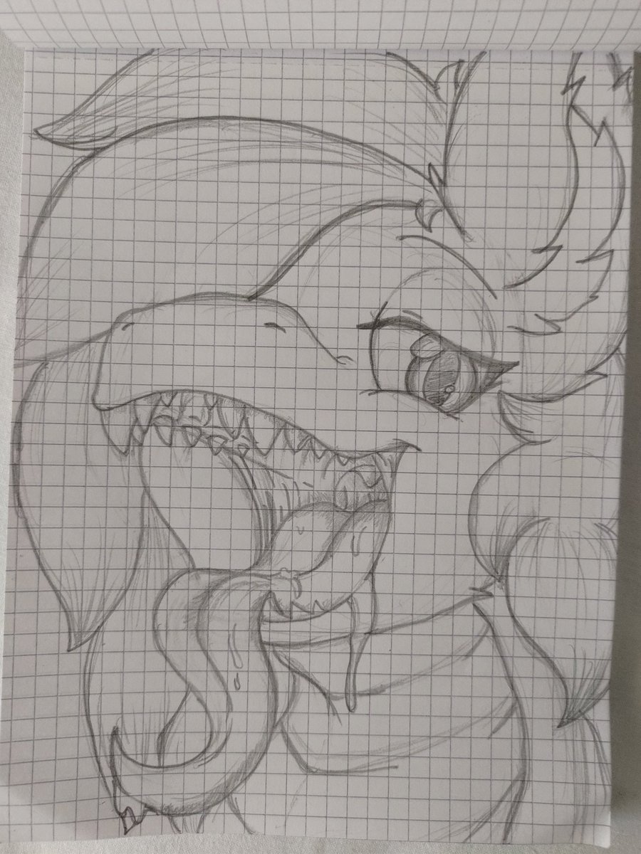 A thing i did Yesterday before going to bed.
Wanted to draw <a href="/FritzyHorizon/">Fritzy 🔞</a> 's durgess form, because...well, she looks beautiful and..i.i'm a kobold, it's impossible for me to resist ^/^;