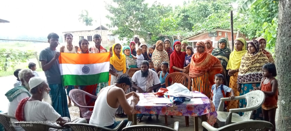 NDhubri's tweet photo. Youth Club Development Campaign (YCDC) in NayerAlga Dev. Block along with Awareness on Har Ghar Tiranga under Nehru Yuva Kendra Dhubri, Assam.

#YCDC #HarGharTiranga #NYKDhubri #AzadiKaAmritMahotsav 

@Nyksindia @YASMinistry @narendramodi @ianuragthakur @NisithPramanik https://t.co/ws2ichuGJk