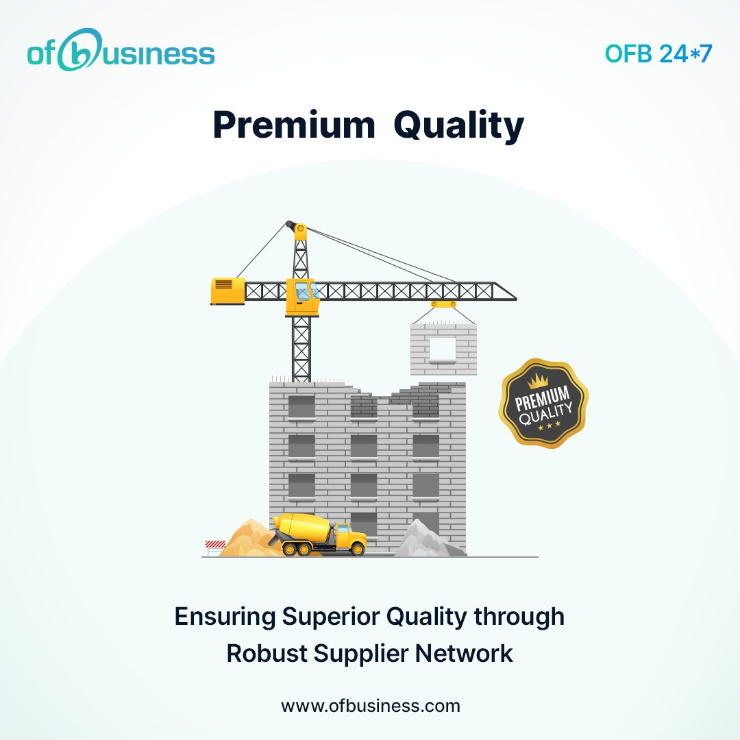 Thousands of Indian SMEs trust OfBusiness for their raw materials needs and  procure construction materials in large quantities from us. Click on the  link in the first comment to get the best, image size:1080x1080