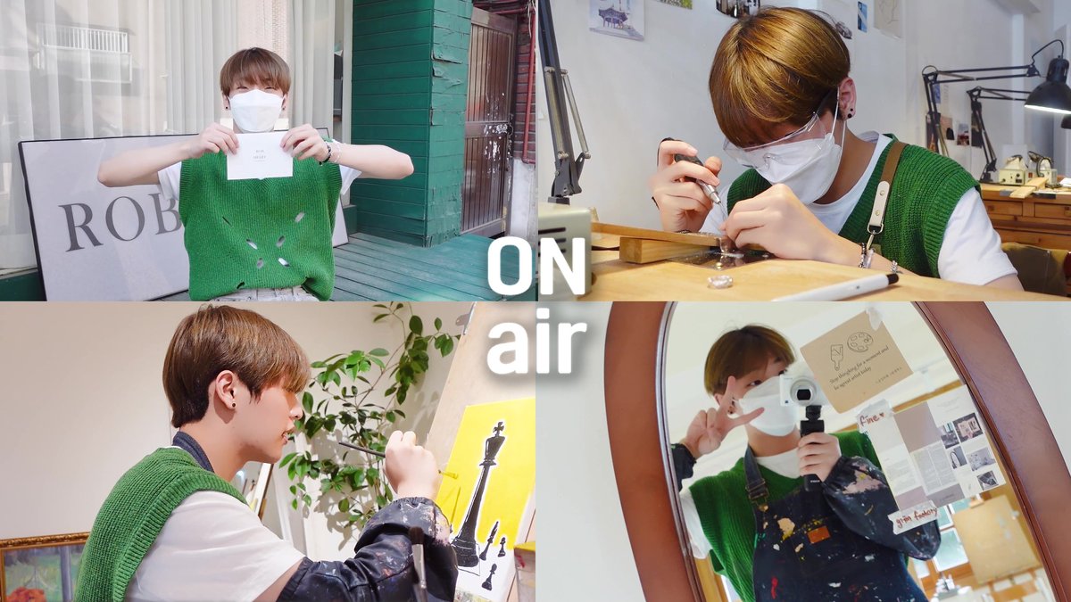 and now!! everyone's favorite vlog, [ON AIR] #03 무진이의 반지 공방 &amp; 드로잉 카페 VLOG is up on our youtube channel so you better check it out now!! 😆📹 
🔗 youtu.be/YtOax8Gkcxs

ㅤㅤ[ #고무무 ]