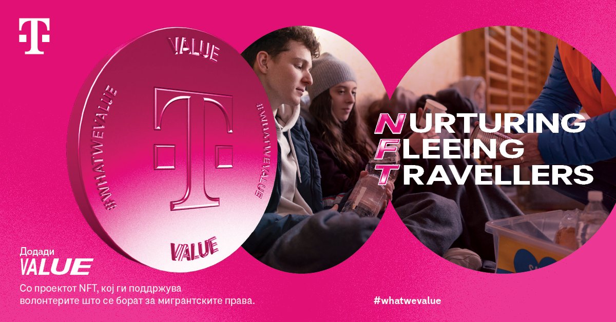 TelekomMK's tweet image. Откриј инспиративни волонтерски проекти на платформата What We Value, кои се борат за мигрантските права и поддржи ги оние кои сметаш дека се најдобри 🫴 Додај Value 📲 bit.ly/3OQpj4S
#telekom_mk #nftvalue #whatwevalue