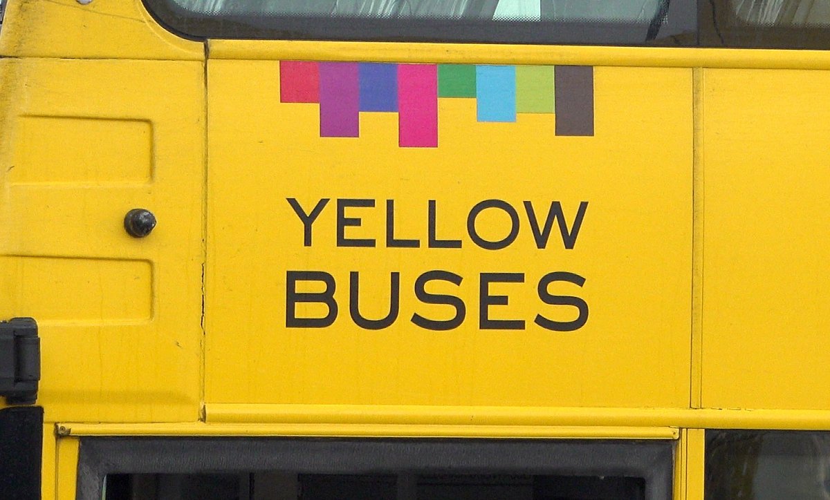 DORSETMEDIA's tweet photo. #Filming on this #travel story yesterday the demise of Yellow Buses in #Bournemouth after 120 years! @itvmeridian @TravWriters @jamesjdunham #TravelwritersUK #yellowbuses #Dorset https://t.co/5JksvZzzX6