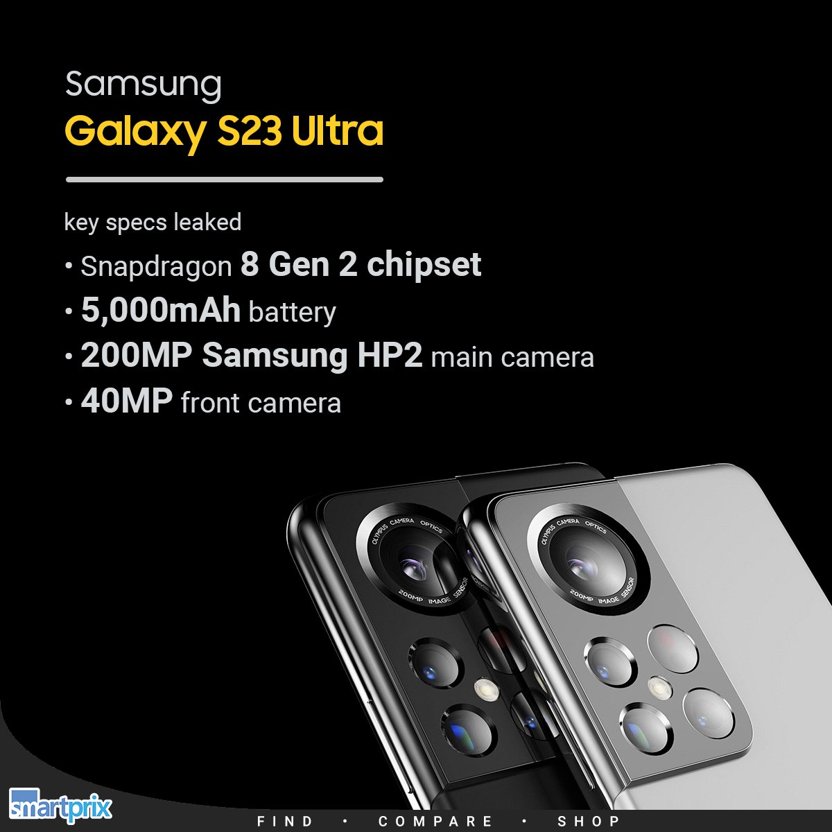 Samsung Galaxy S23 Ultra 5G - Camera & Specs