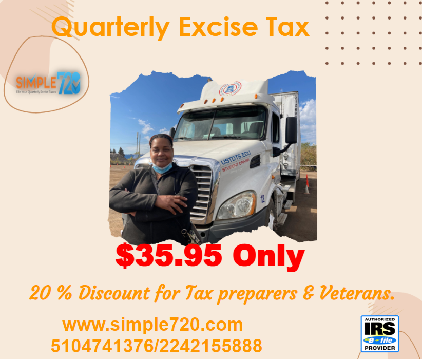 720_simple's tweet image. #IRSForm720 tax records. #Trying not to miss the last chance of. #Document your return as soon as possible to avoid penalties. Only $35.95 with simple720.com 
#usatruckoperators #ustruckcompanies #ustax #ustaxpreprators #trucking #truckdrivers #truckinglifestyle #drivin