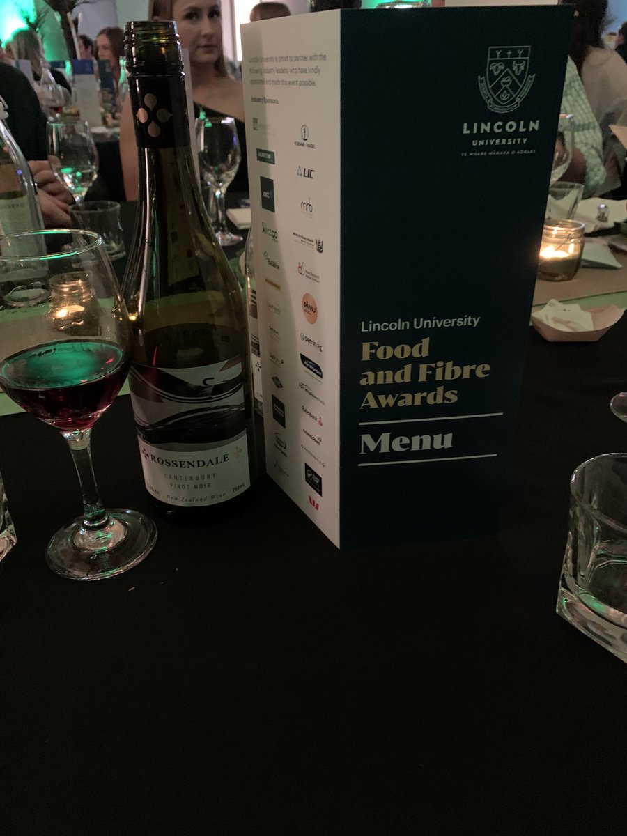 A good night at the Lincoln Uni Food &amp; Fibre Awards. Cool to see the young talent coming through the industry! A proud alumni and current Lincoln student, and a great networking event for all! #nzagri