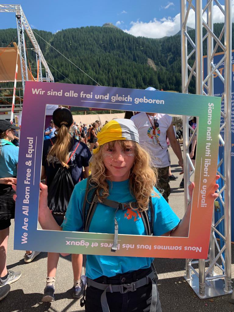 UNGeneva's tweet photo. We are all free and equal.
Young Swiss scouts at #Mova22 support the message of #HumanRightsForAll.
Do you? https://t.co/LzgXCAuzvf