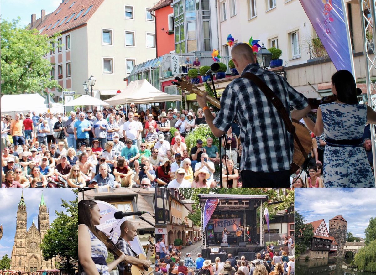 We had the most wonderful time in Nürnberg for #Bardentreffen 💃🎻🎶🎉

Next stop tomorrow (06.08) at Altes Kino Lychen (Brandenburg) for our good friend Ozzy’s album release concert! 🤘🎸🥳

📸 Frank Reglin &amp; Michael Pohl