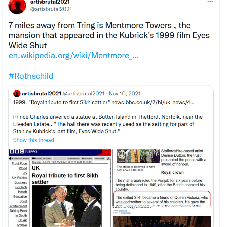 artisbrutal2021 on Twitter "7 miles away from Tring is Mentmore Towers