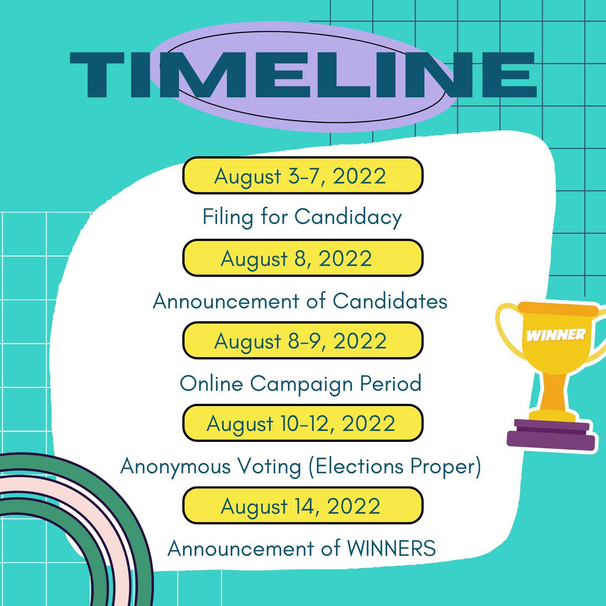 sinaglayadotkom's tweet photo. Here is the timeline of the elections. https://t.co/iJLljtdNQN