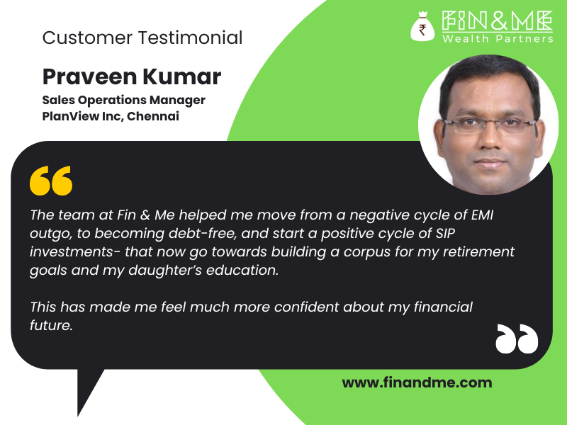 FinAndMe's tweet photo. Of all the types of clients we've had the pleasure of working with over the last few months, it is always a pleasant feeling to see a client get out of a cycle of loans and replace EMIs with SIPs...
#FinancialFreedom #financialplanning #personalfinance #FinAndMe https://t.co/ewmsjwElUs