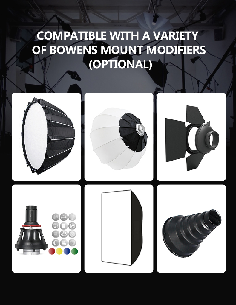 FloraWa06164635's tweet image. More specification for the new COB lighting. #studiolighting #200WCOBLIGHT #photographylight #Portablelight