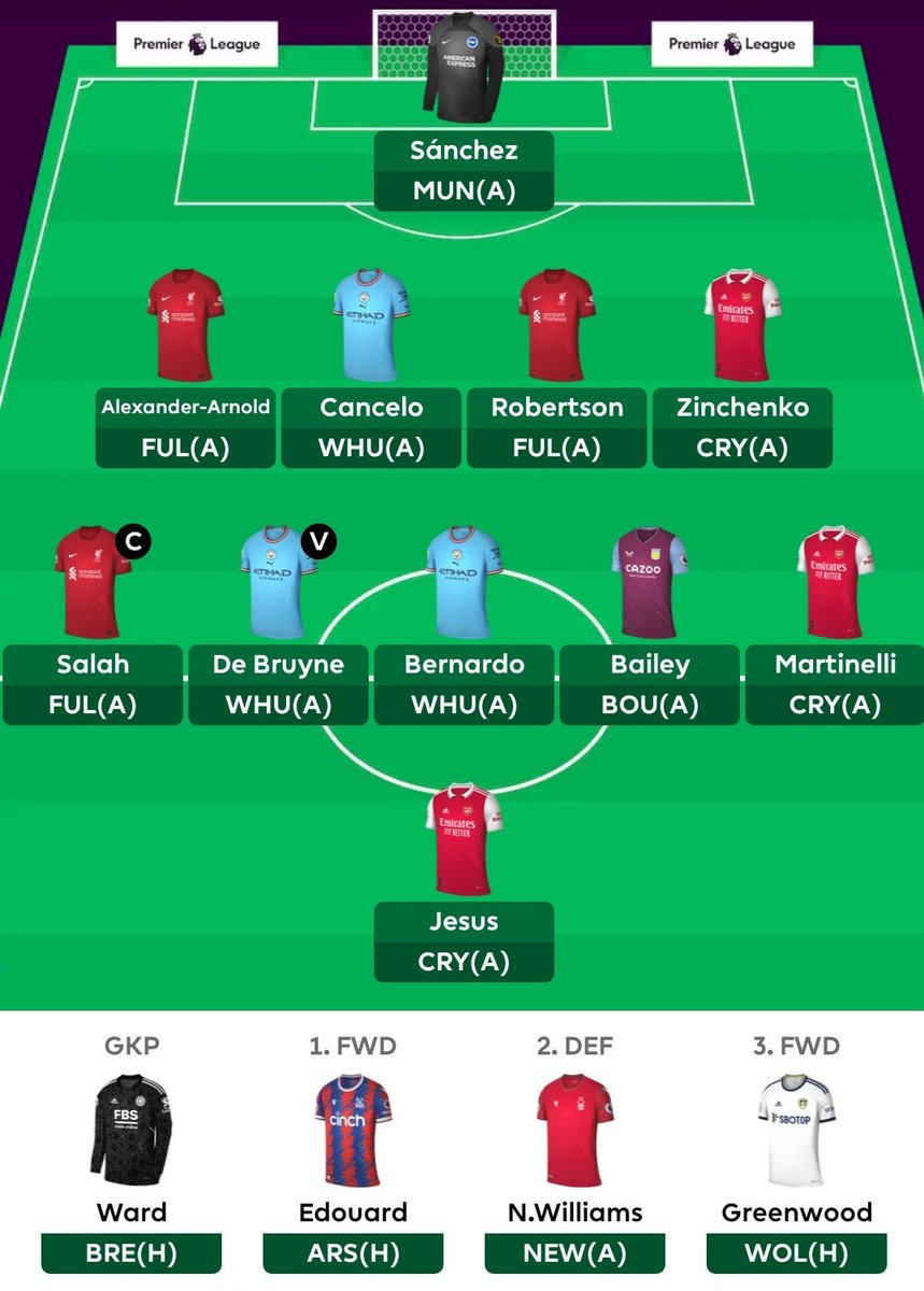 FFS_Whisky's tweet photo. Be gentle pls I do not know what I am doing #FPL https://t.co/wIC0gfOOHh