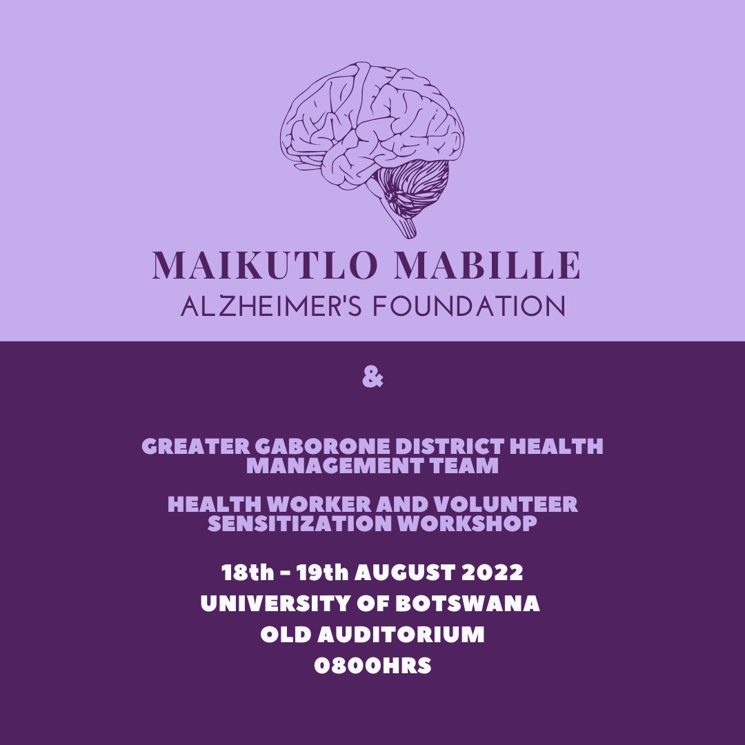 Maikutlo Mabille Alzheimer's Foundation tweet media