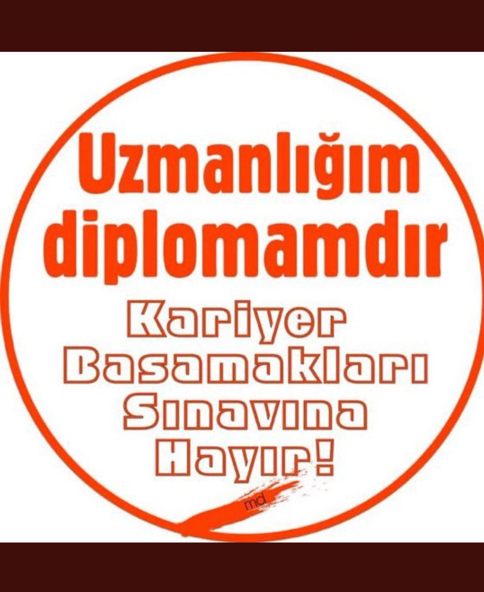 Uzmanlık sınavına hayır öğretmenleri daha fazla üzmeyin #UzmanligimDiplomamdir #sınaviptalolsun